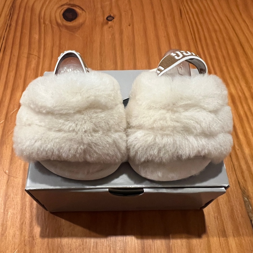 UGG Baby I Fluff Yeah Slide in Natural 0/1